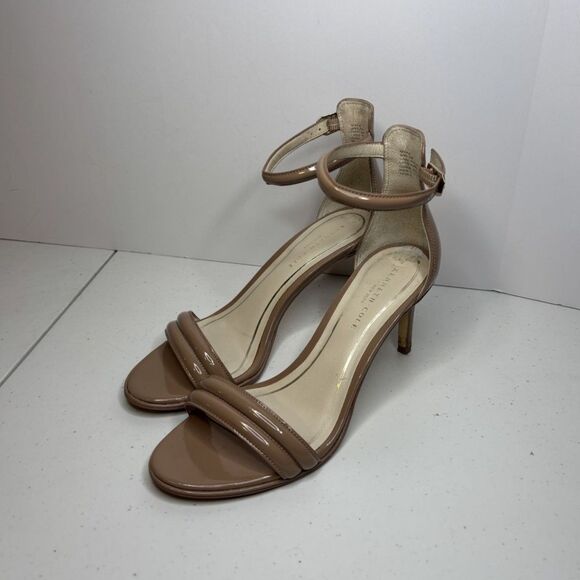 Kenneth Cole New York Milania Leather Strappy Ankle High Heel Womens Open Toe - Picture 6 of 10